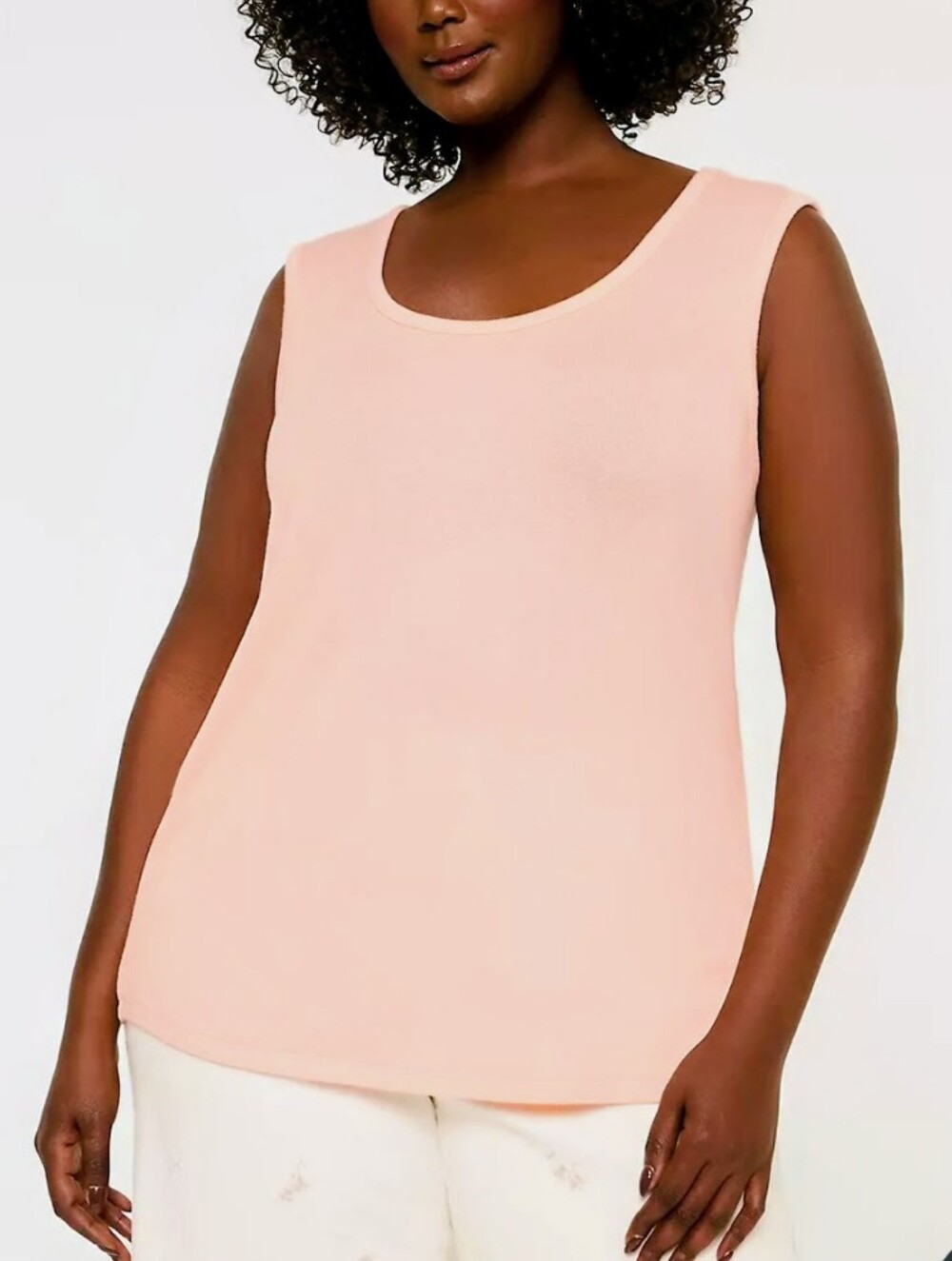 Lane Bryant Scoop-Neck Hacci Tank
